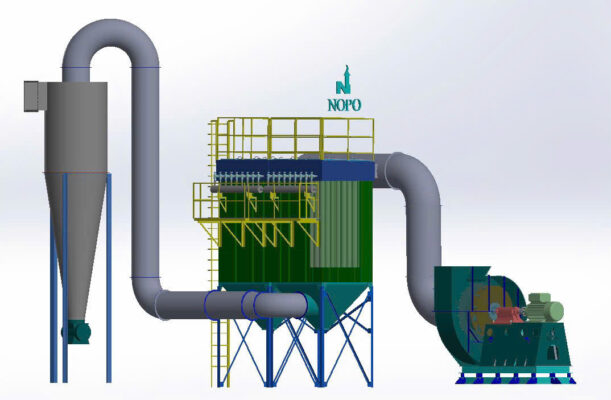 Hệ thống lọc bụi chịu nhiệt sử dụng Cyclone NPC-H