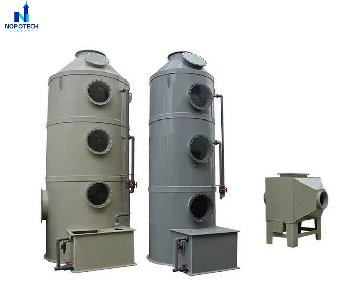 Xử khí khí thải bằng tháp hấp thụ