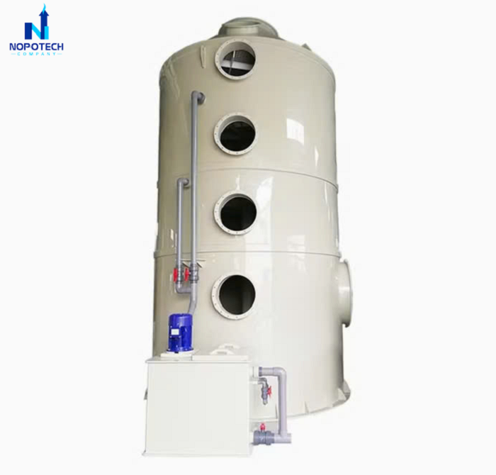 Thiết bị tháp hấp thụ do NOPOTECH thiết kế và sản xuất