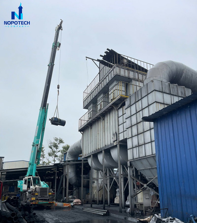 NOPOTECH đã triển khai hàng trăm dự án cung cấp hệ thống hút lọc bụi