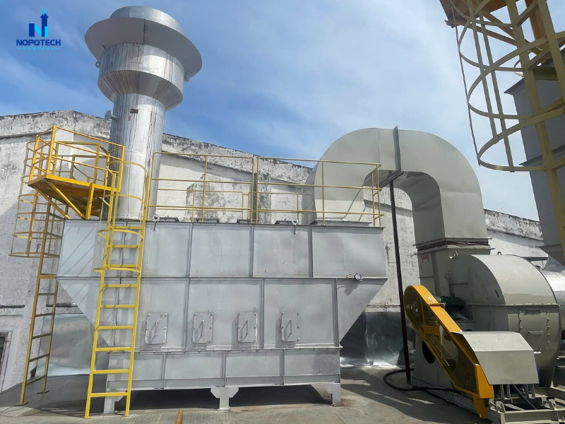 Hệ thống xử lý than hoạt tính của NOPOTECH