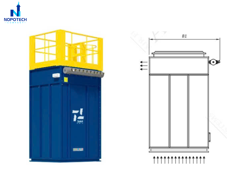 Hệ thống lọc bụi silo xi măng sử dụng công nghệ lọc bụi túi vải