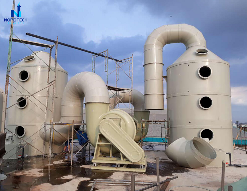 Phương pháp xử lý khí thải phòng thí nghiệm bằng phương pháp ướt