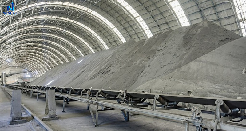 Bụi xi măng phát sinh từ quá trình sản xuất