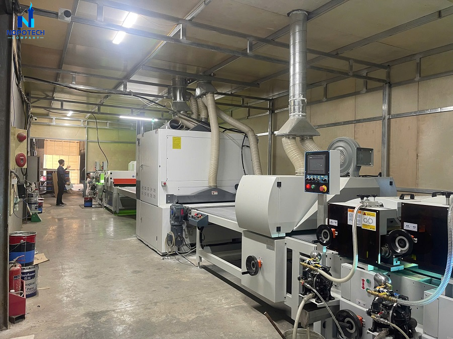 Hệ thống hút lọc bụi túi vải đem tới hiệu quả xử lý bụi rất tốt cho dây chuyền sơn UV