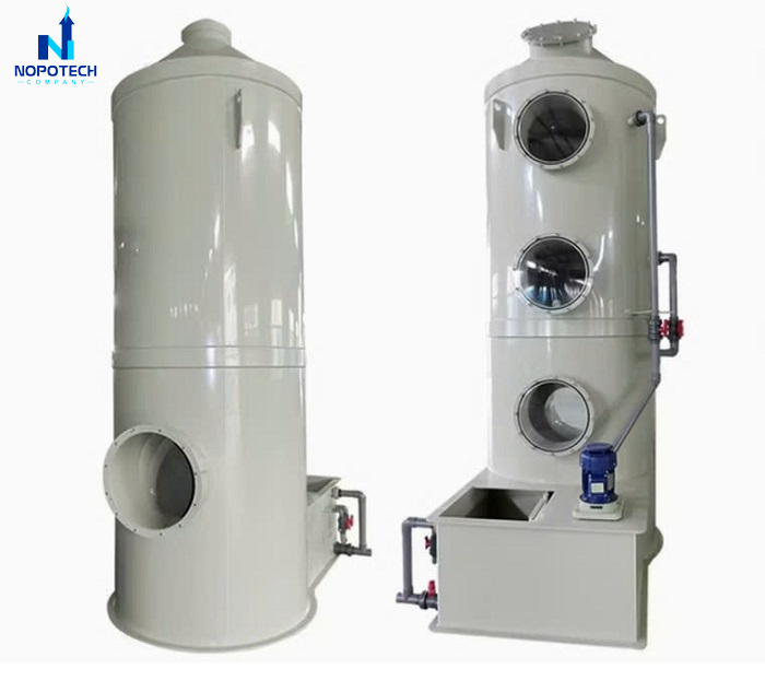 Tháp hấp thụ trong xử lý mùi hôi nước thải