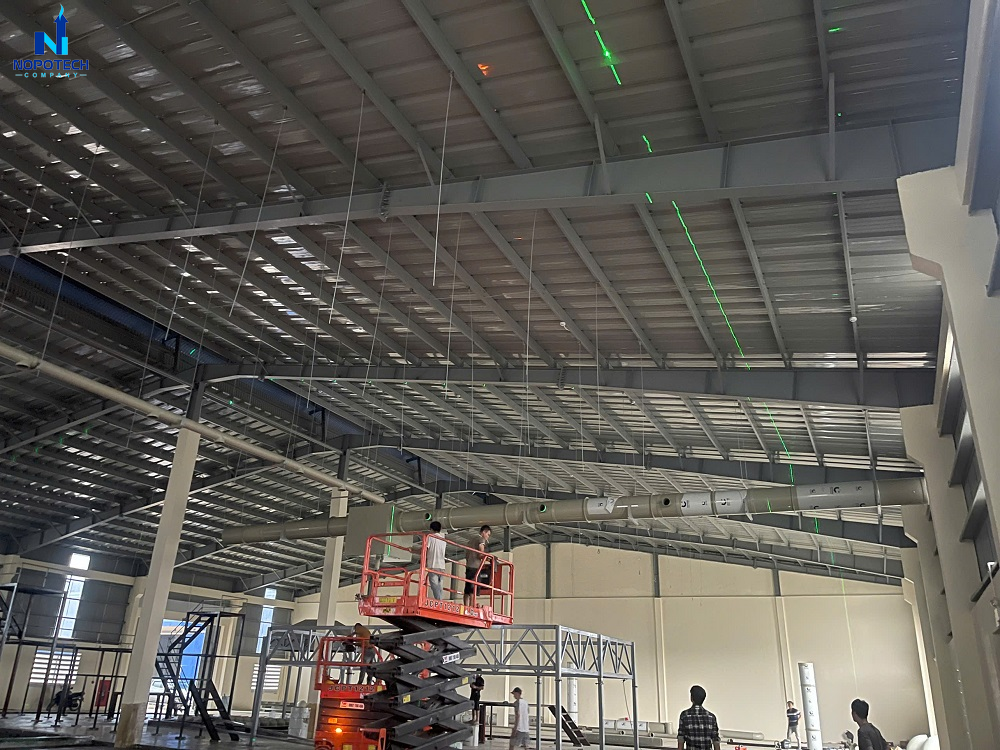 Cận cảnh dự án hệ thống xử lý khí thải tại nhà máy sản xuất đồng sunfat tại Bỉm Sơn - Thanh Hóa do NOPOTECH phụ trách