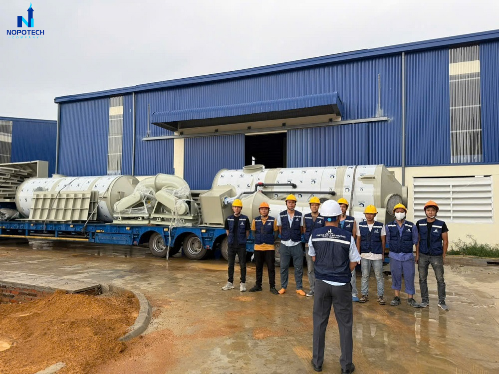 Đội ngũ kỹ sư của NOPOTECH đều được đào tạo bài bản để triển khai dự án tại nhà máy sản xuất đồng sunfat - Thanh Hóa