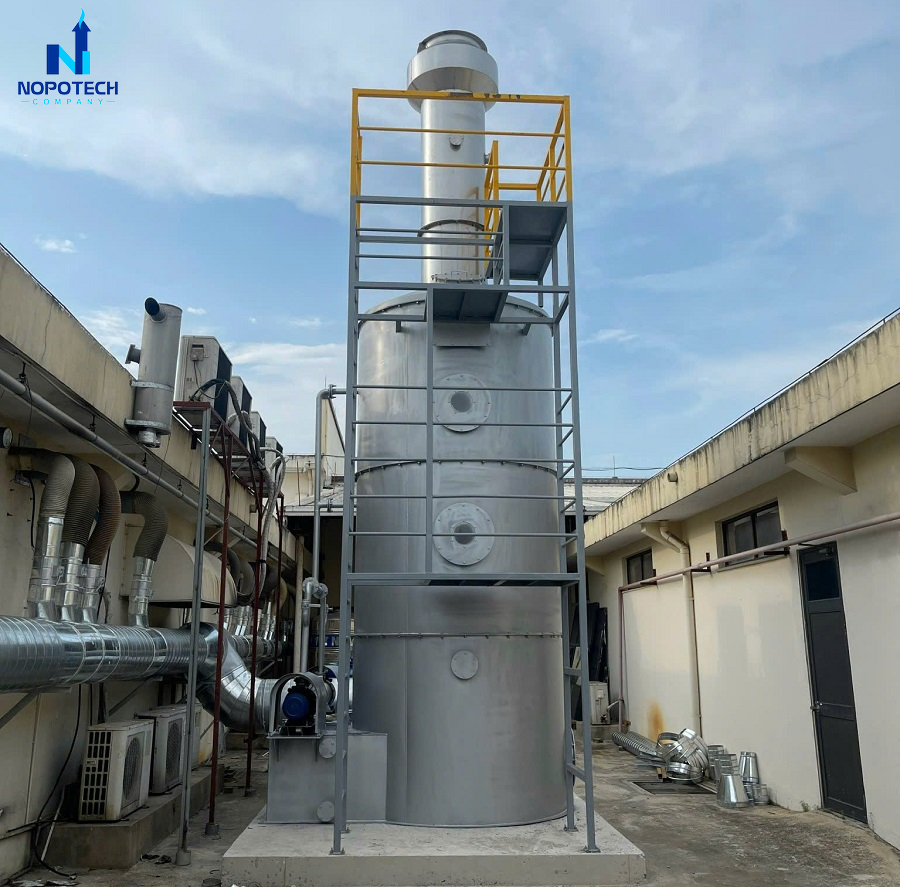 NOPOTECH tự hào là đơn vị thiết kế, thi công, lắp đặt hệ thống xử lý khí thải uy tín