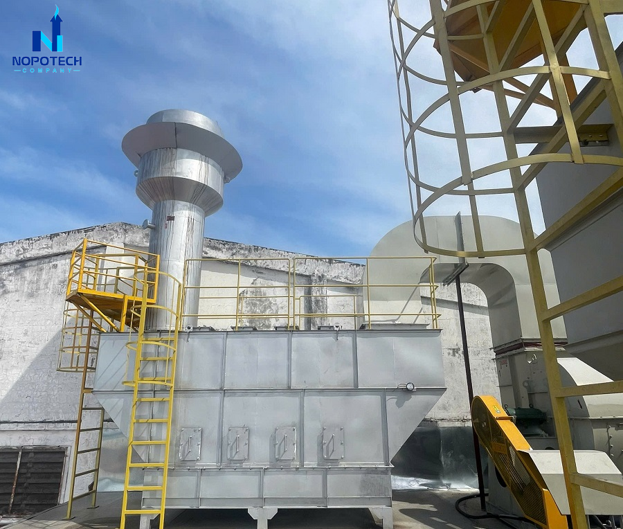 NOPOTECH lựa chọn công nghệ xử lý khí thải tối ưu và phù hợp nhất với từng đặc thù khí thải