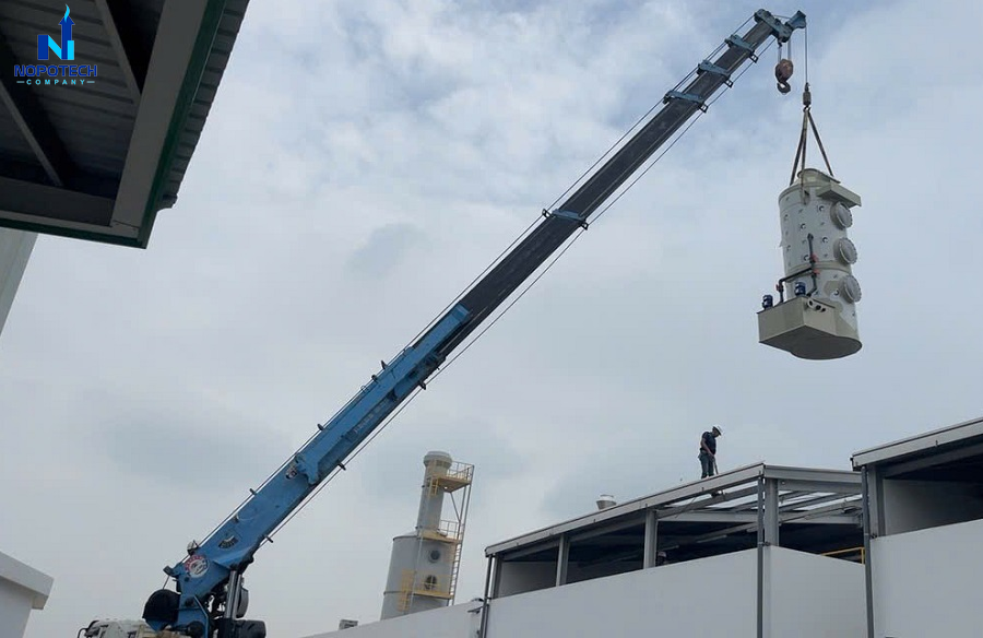 NOPOTECH là đơn vị chuyên thiết kế, lắp đặt hệ thống xử lý khí thải tại Vĩnh Phúc