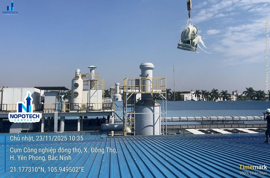 du-an-he-thong-xu-ly-khi-thai-ma-vang-linh-kien-dien-tu-tai-synopex-viet-nam