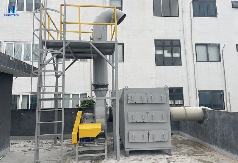 Tháp hấp phụ là hệ thống xử lý khí thải ngành xi mạ hiệu quả