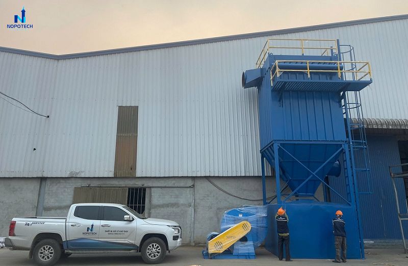 Hệ thống lọc bụi túi vải được ứng dụng nhiều trong xử lý khí thải ngành xi mạ