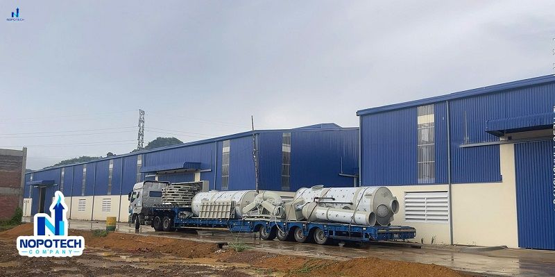 NOPOTECH đã triển khai hàng trăm dự án tháp hấp thụ đệm bằng nhựa PP
