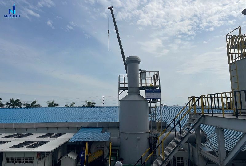 Ưu điểm của tháp hấp thụ đệm bằng nhựa PP