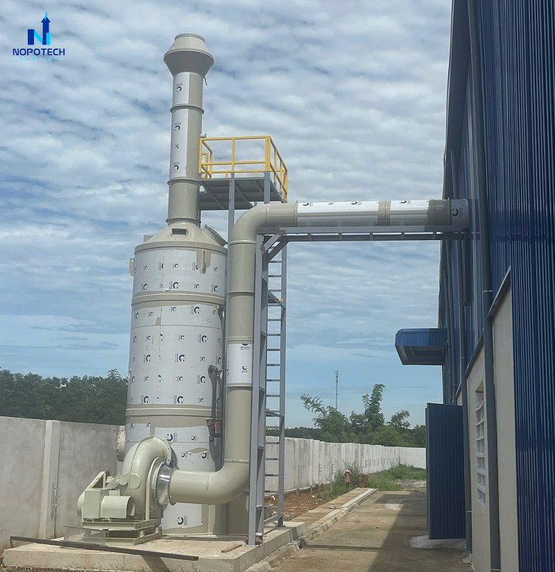 Hệ thống tháp hấp thụ đệm