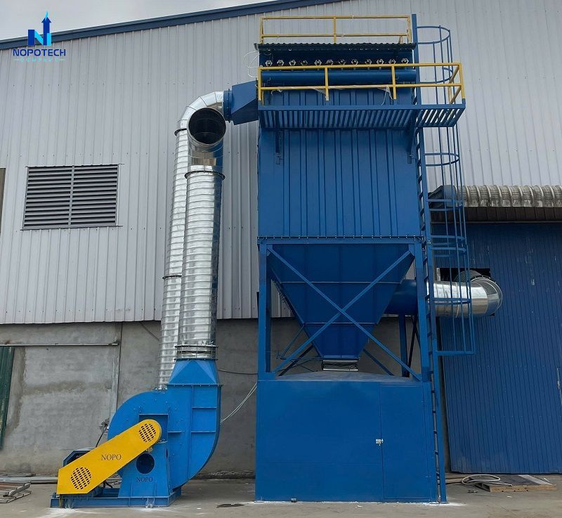 Nguyên lý và cấu tạo hệ thống hút lọc bụi công nghiệp