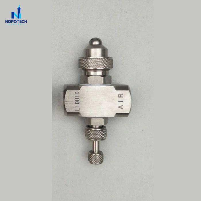 Thông số kỹ thuật béc phun nguyên tử hỗn hợp khí và nước 6 lỗ inox 304