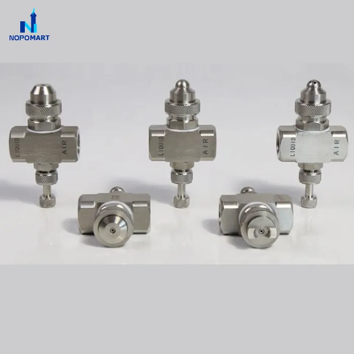Béc phun nguyên tử hỗn hợp loại trộn ngoài