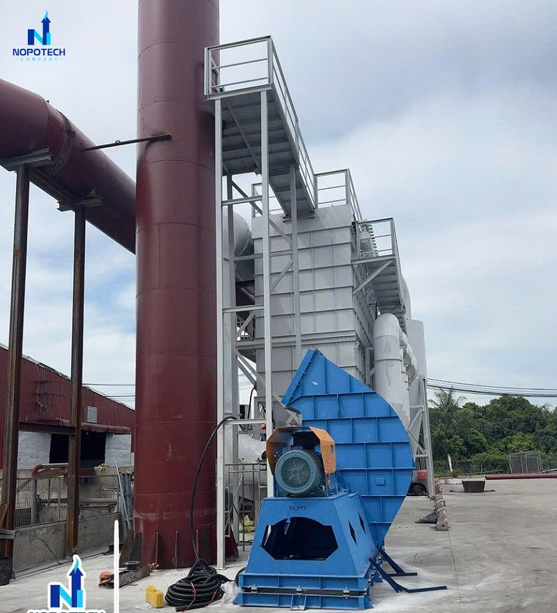 Dự án hệ thống hút lọc bụi nhà máy sản xuất kim loại