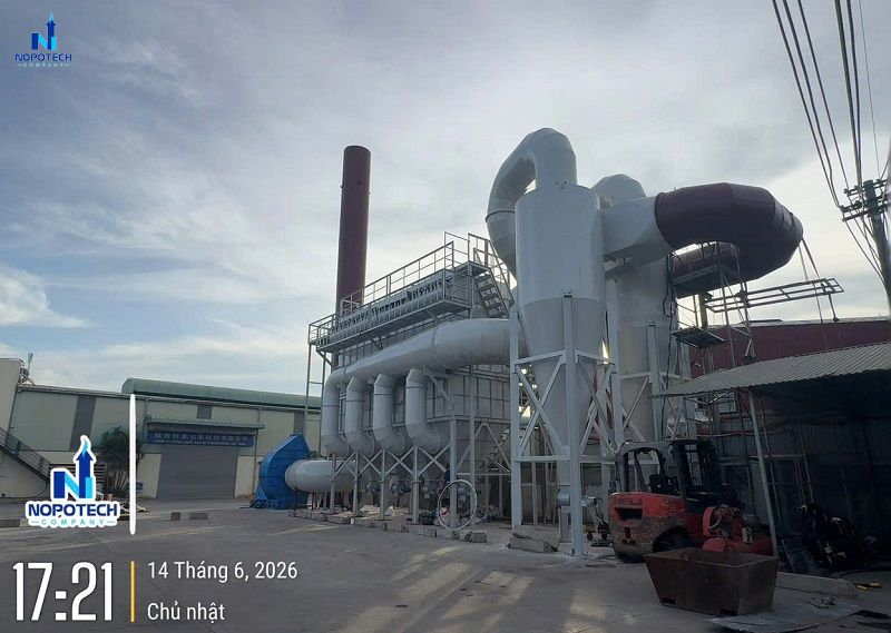 Dự án hệ thống hút lọc bụi quá trình nấu kim loại
