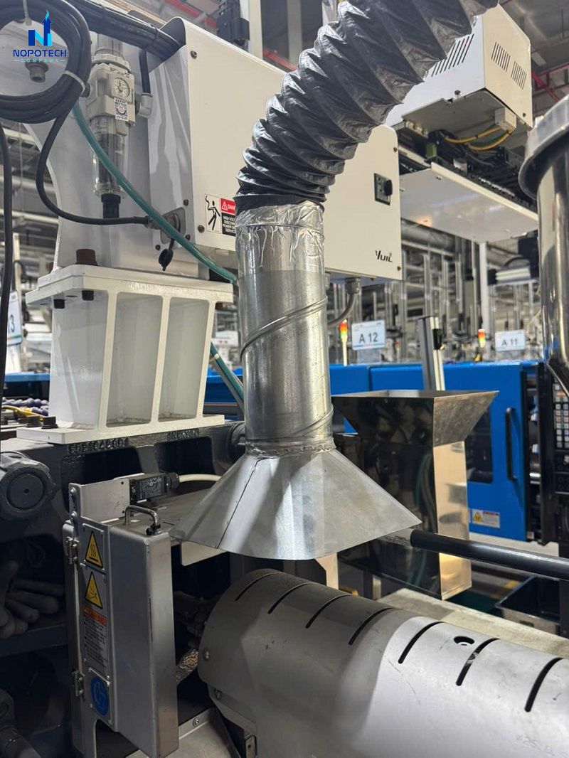 Dự án xử lý khí thải máy CNC và máy ép nóng tại Bắc Ninh