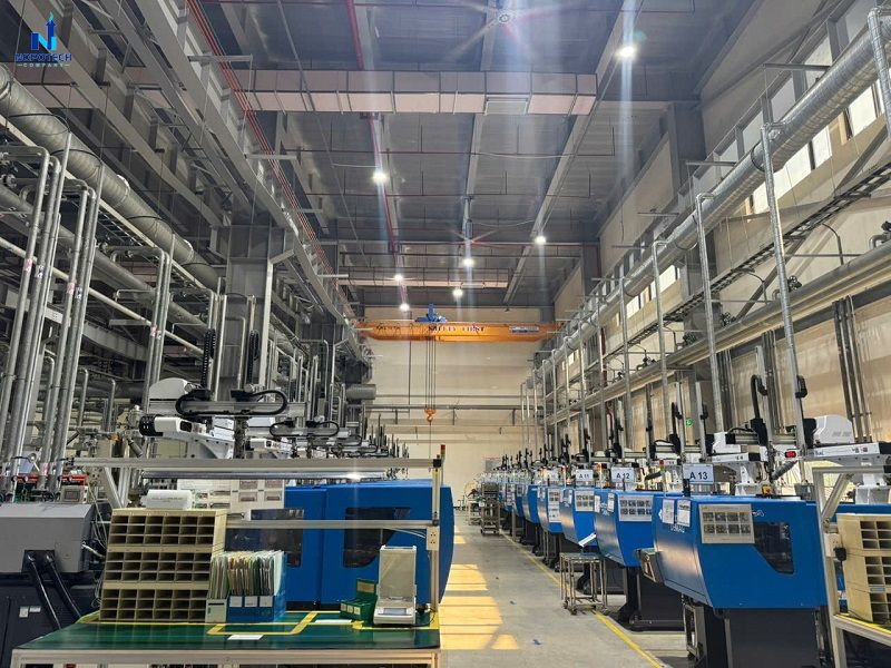 Dự án xử lý khí thải máy CNC và máy ép nóng tại nhà máy Bắc Ninh