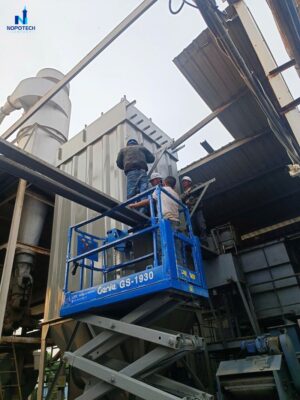 Dự án hệ thống hút lọc bụi túi vải cho lò hơi số 3