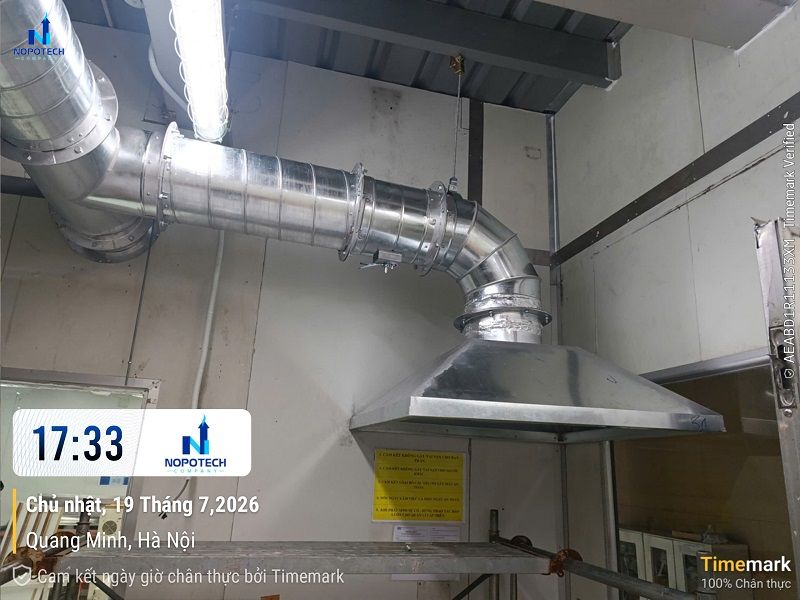 Dự án hệ thống xử lý khí thải hệ in kín và dán keo tại nhà máy Nitori