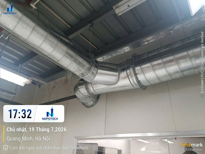Dự án hệ thống xử lý khí thải hệ in kín và dán keo tại nhà máy Nitori