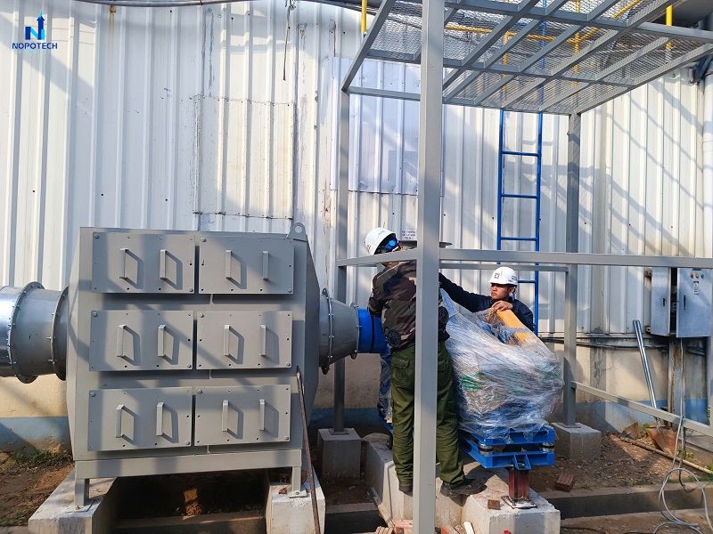 Dự án hệ thống xử lý khí thải hệ in kín và dán keo tại nhà máy Nitori