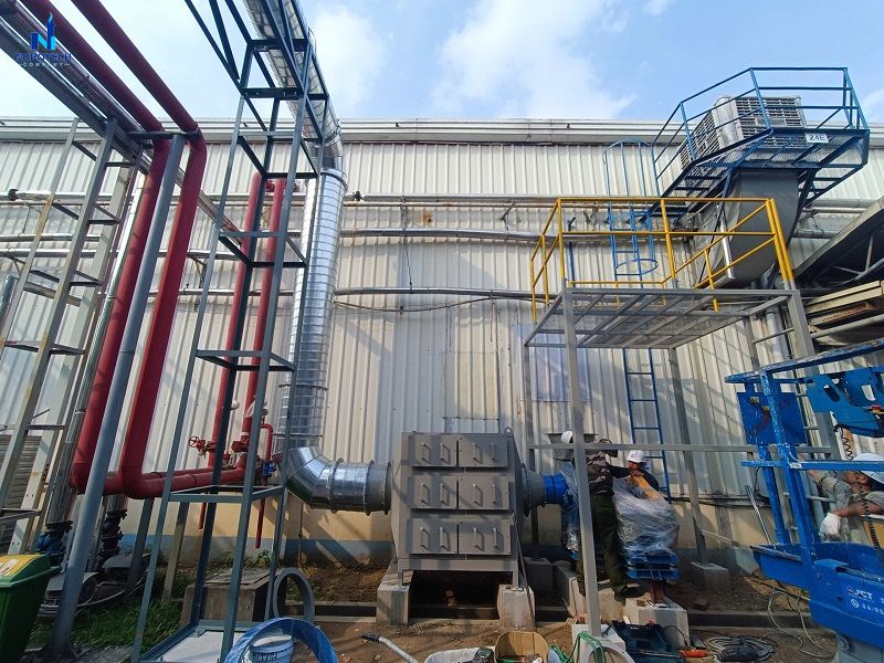 Dự án hệ thống xử lý khí thải hệ in kín và dán keo tại nhà máy Nitori