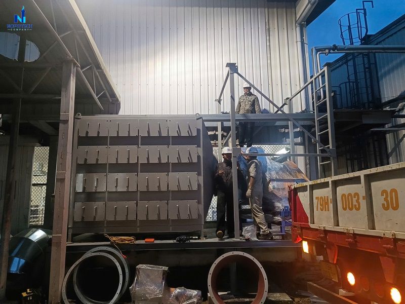 Dự án hệ thống xử lý khí thải phòng pha sơn tại Nitori