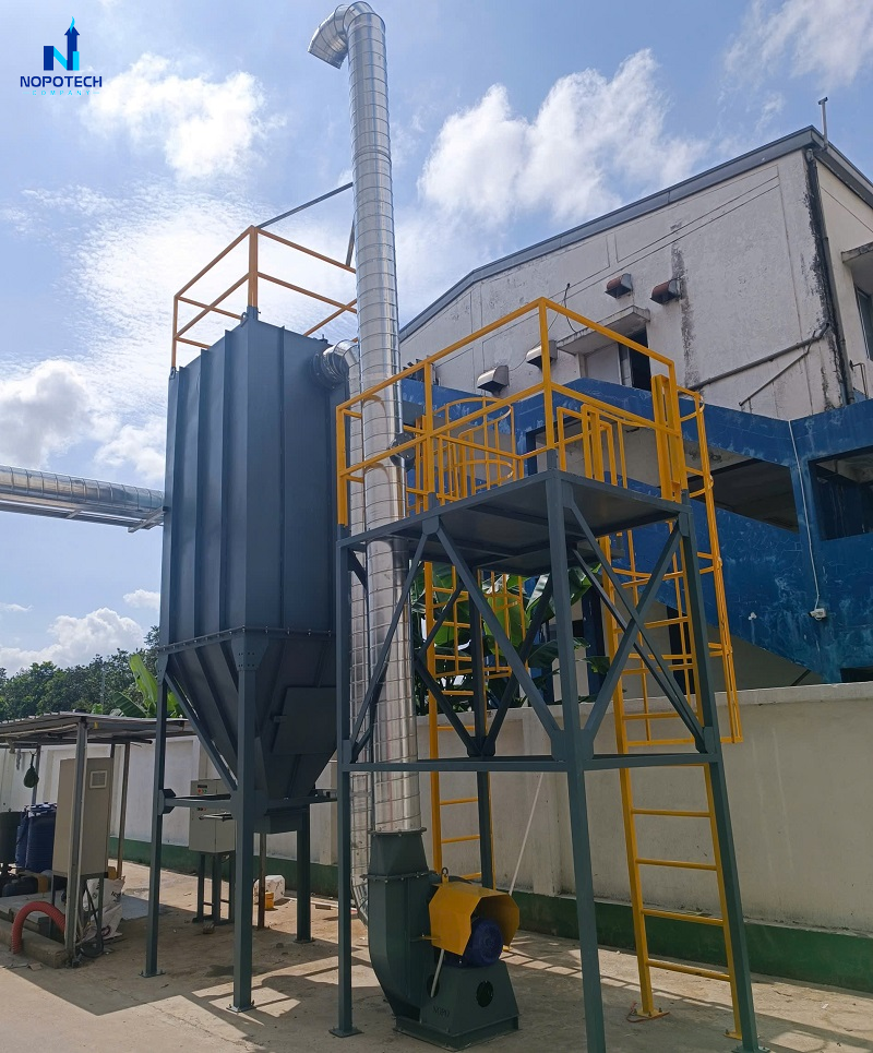 Xử lý bụi trong quá trình làm ống thép mạ kẽm