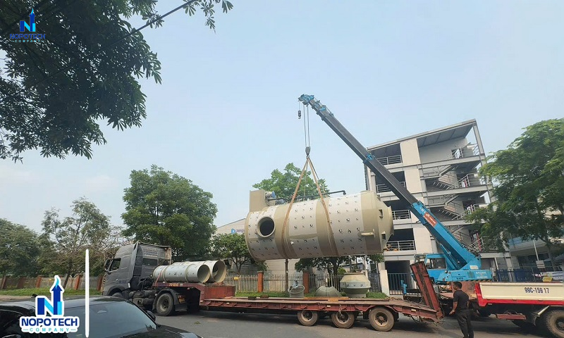 Xử lý khí thải lò nấu đồng