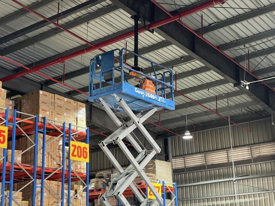 Dự án lắp đặt quạt trần công nghiệp tại Công ty TNHH KLN Integrated Logistics Hưng Yên