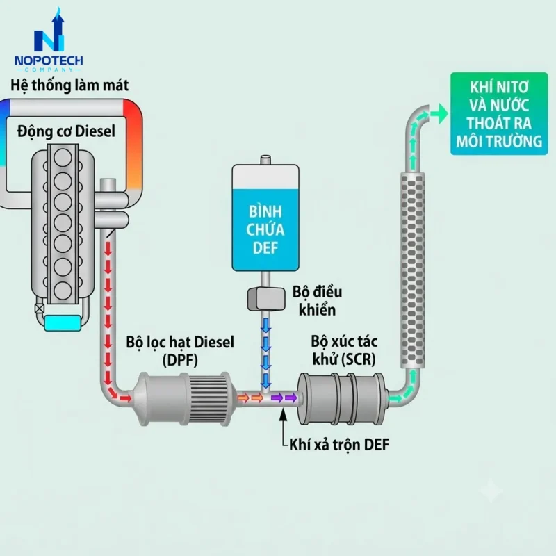 Hệ thống xử lý khí thải SCR