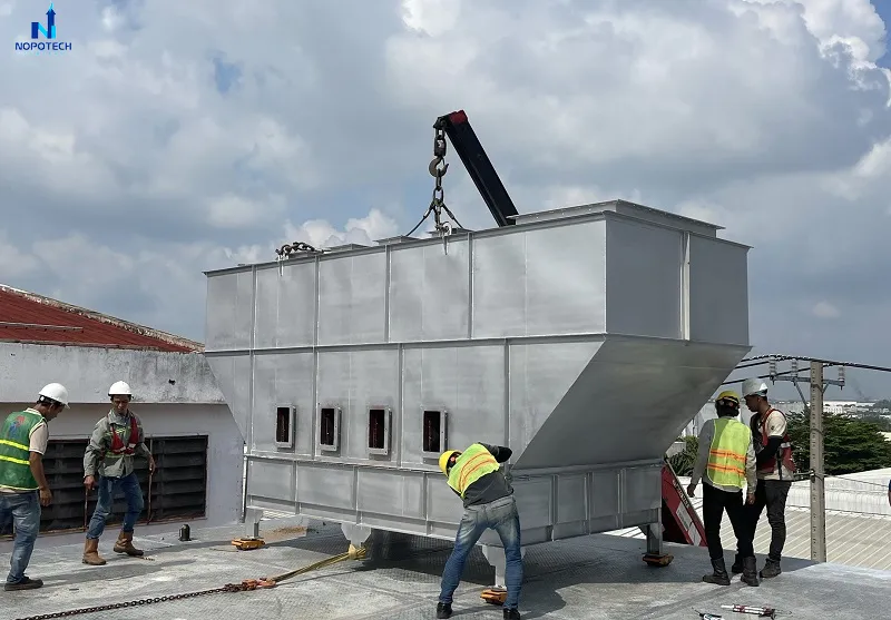 xử lý khí thải nhà máy sản xuất mực in