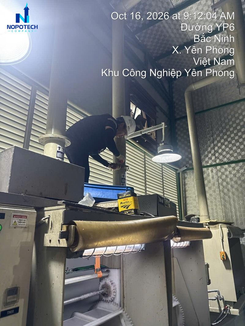 Dự án di chuyển và cải tạo hệ thống xử lý khí thải tại seoul metal