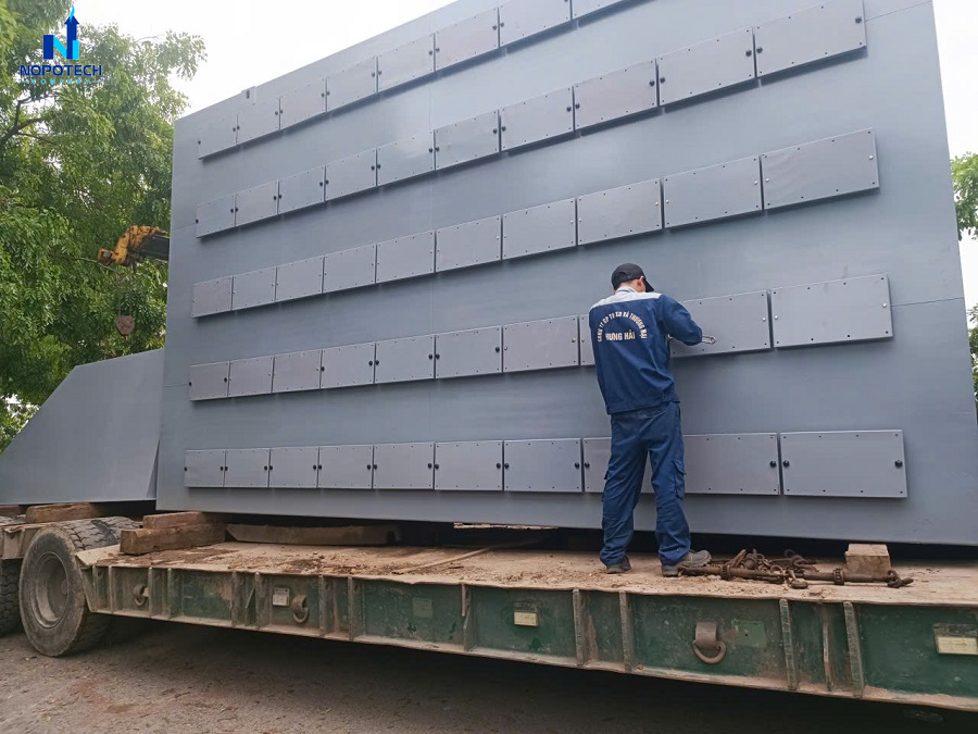 Dự án hệ thống tháp hấp phụ xử lý khí thải nhà máy giấy Quảng Bình