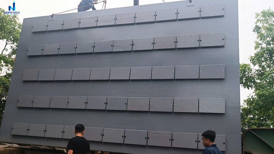 Dự án hệ thống tháp hấp phụ xử lý khí thải nhà máy giấy Quảng Bình