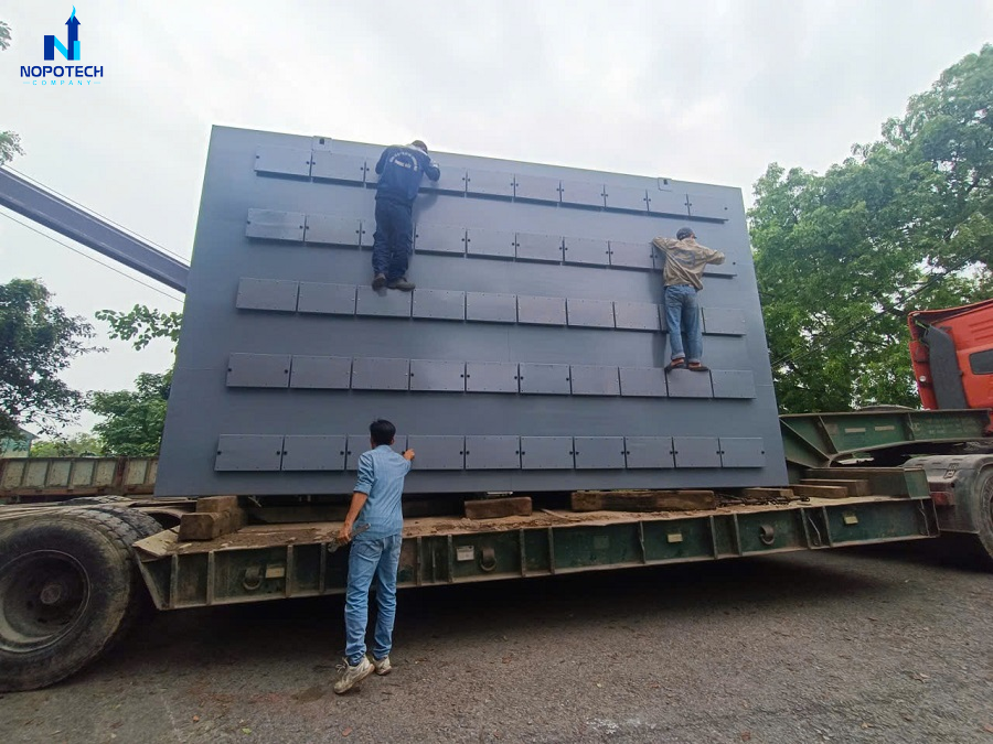 Dự án hệ thống tháp hấp phụ xử lý khí thải nhà máy giấy Quảng Bình