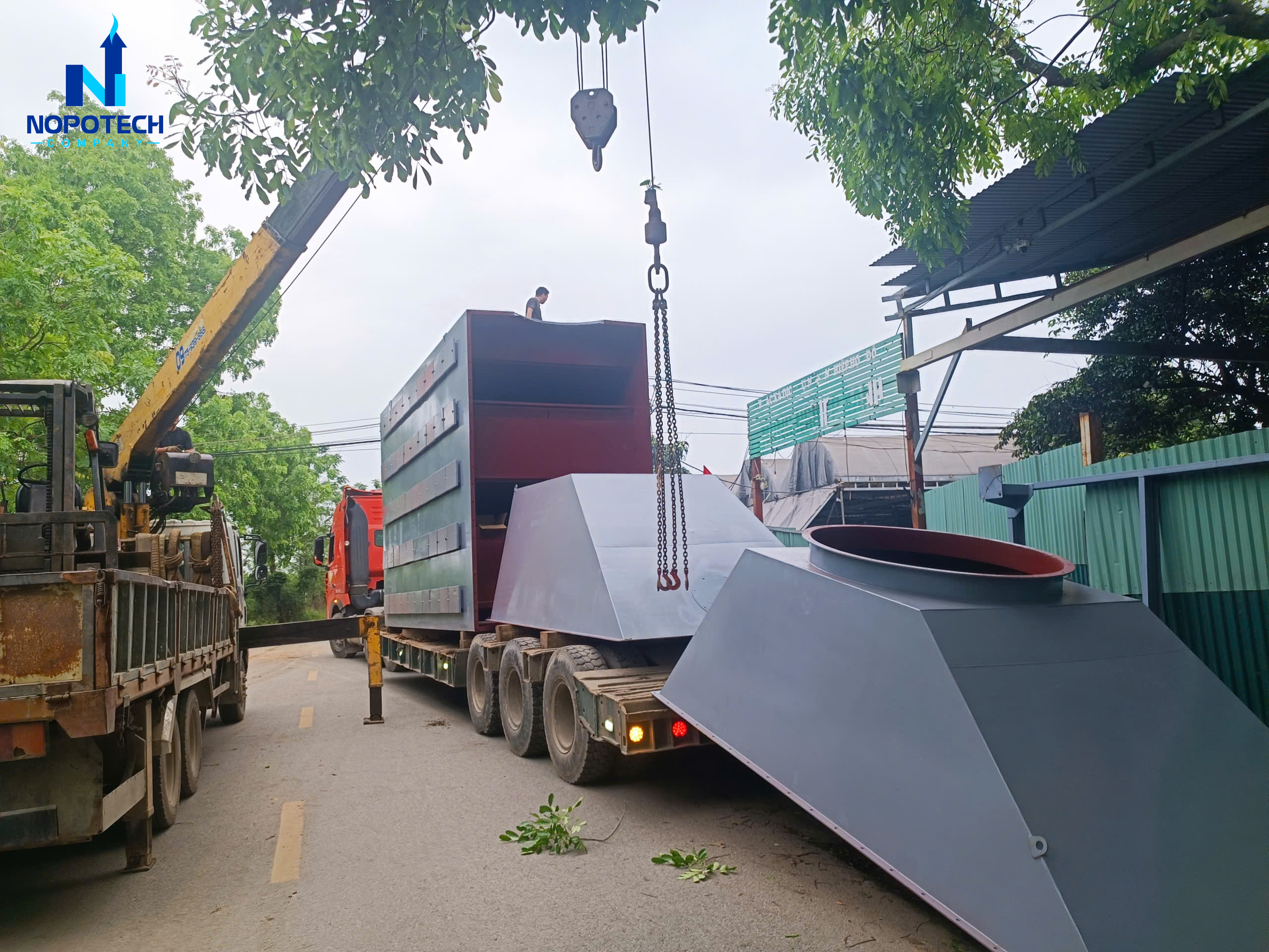 Dự án hệ thống tháp hấp phụ xử lý khí thải nhà máy giấy Quảng Bình