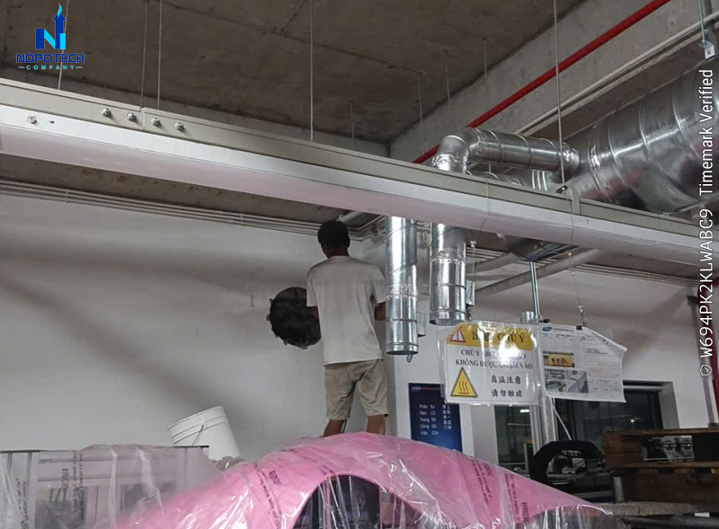 Dự án hệ thống xử lý khí thải xưởng hàn tại TORSHARE Việt Nam
