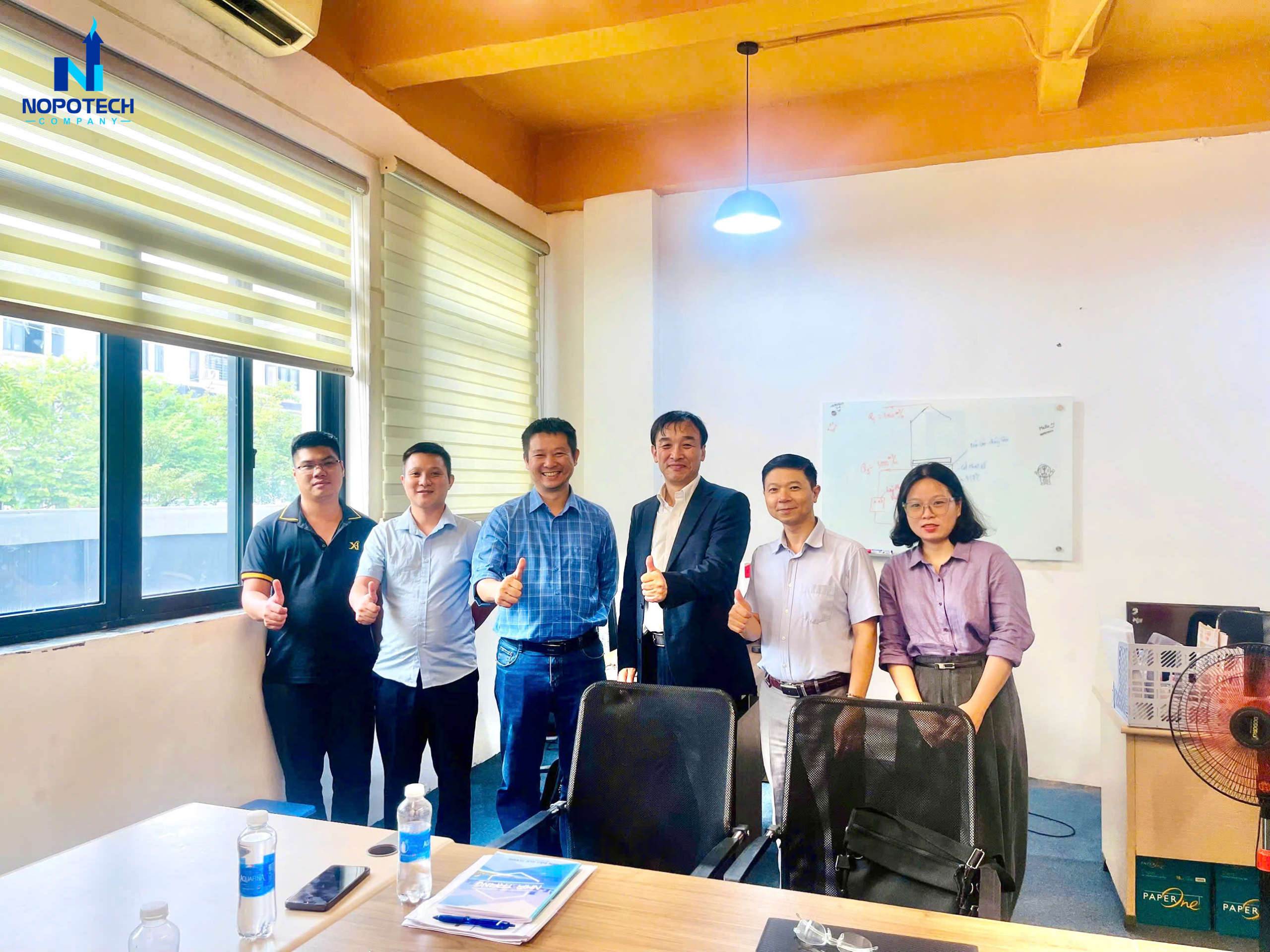 Nopotech làm việc với JANUS Nhật Bản