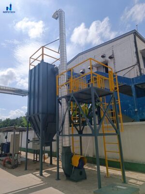 Hệ thống hút bụi mịn công nghiệp tại nhà máy Grandbound Việt Nam