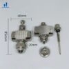 béc phun nguyên tử hỗn hợp nước và khí loại Siphon inox 304
