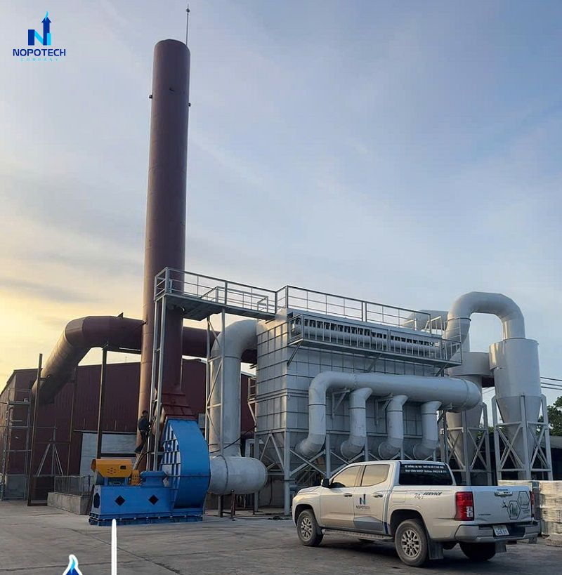 dự án hệ thống lọc bụi công suất 160kW