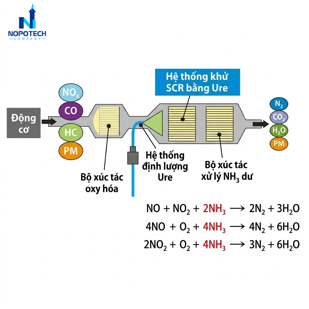 hệ thống xử lý khí thải SCR